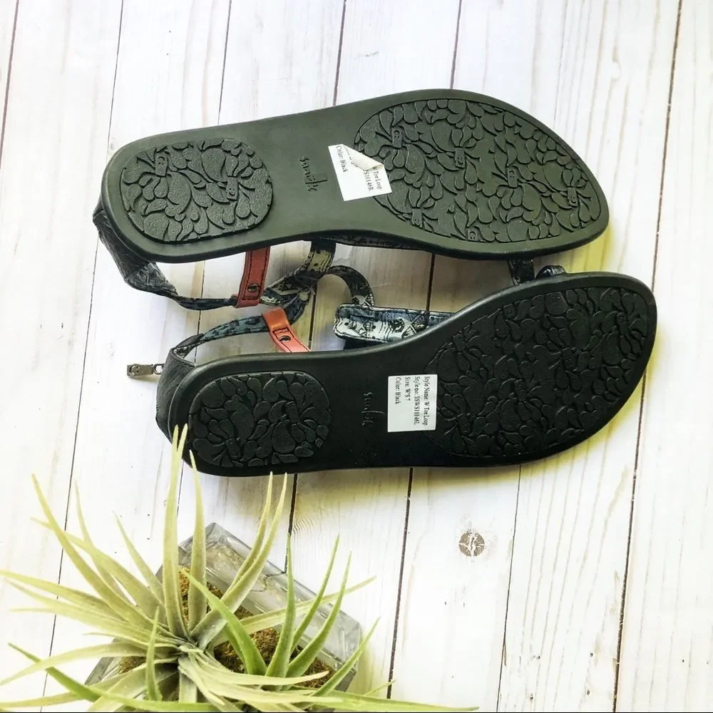 *RARE* Sanuk gladiator tribal toe loop sandal 7 - Picture 5 of 5